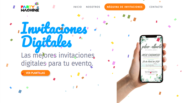 Preview of the project Party Machine | Invitaciones Digitales